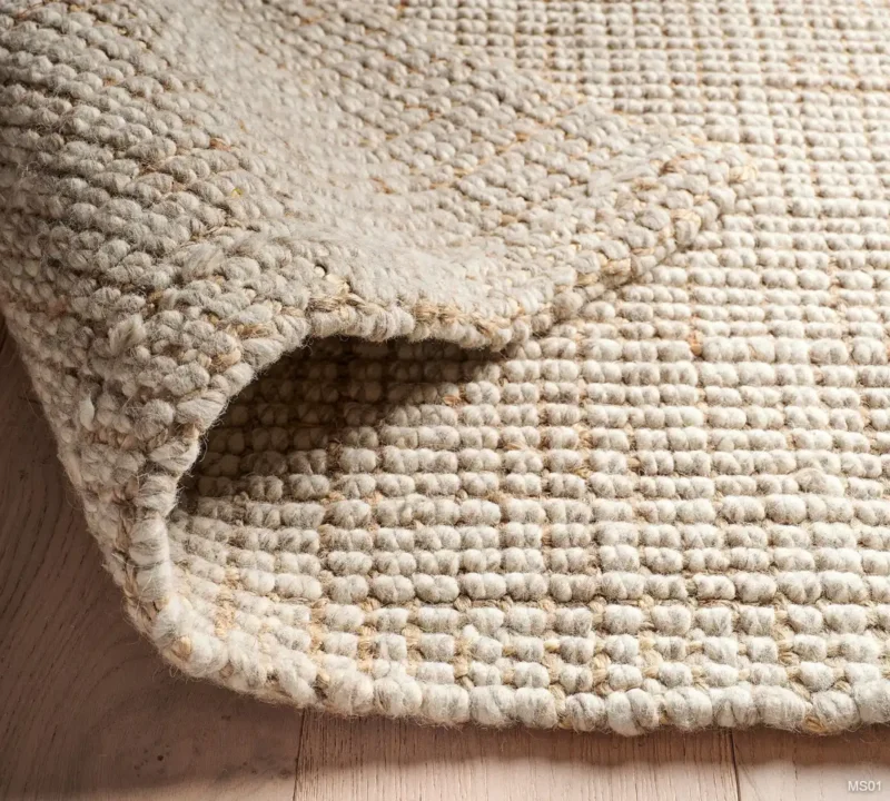 Chunky Wool Jute Rug