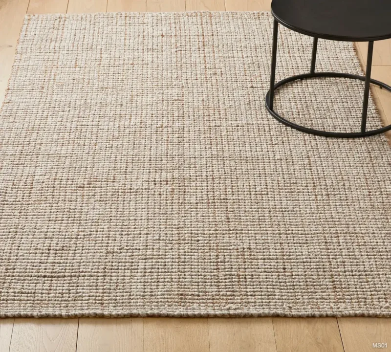 Chunky Wool Jute Rug