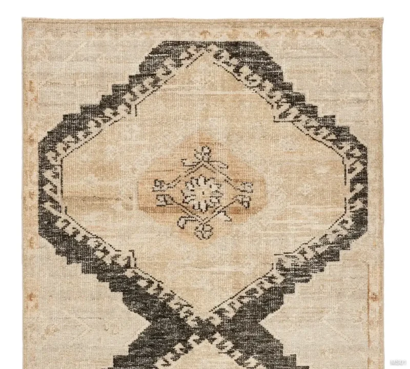 Custom Demitria Hand-Knotted Wool Rug