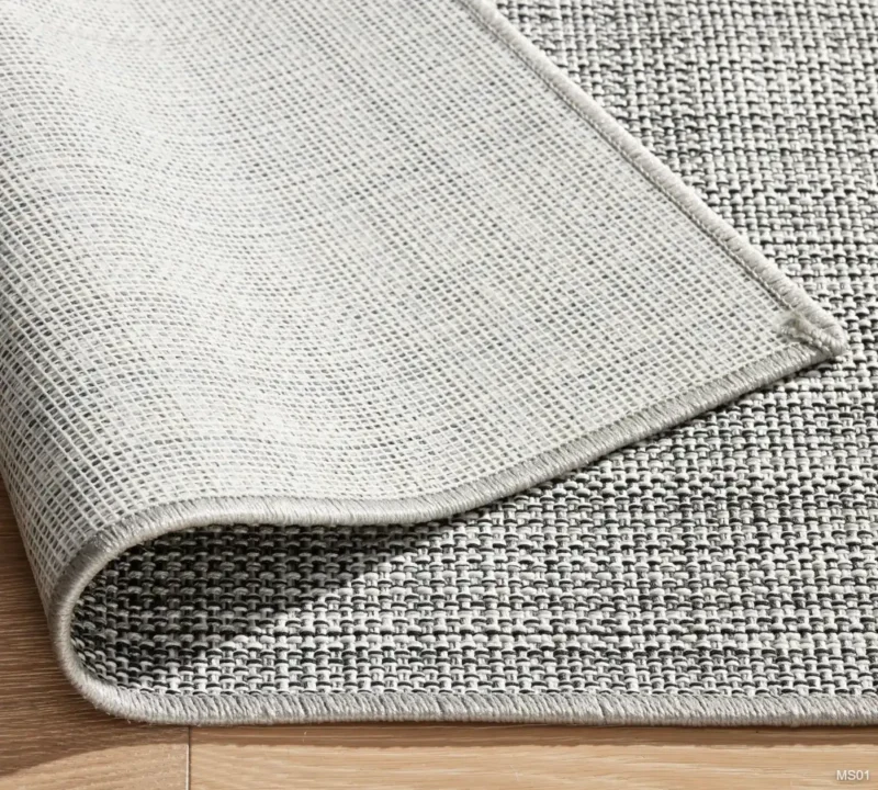 Custom Tweed Synthetic Outdoor Rug